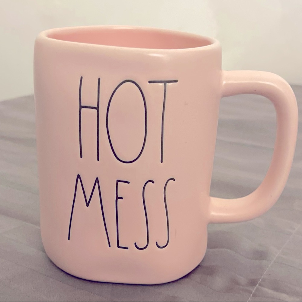 *Brand New! Rae Dunn Hot Mess Pink Mug